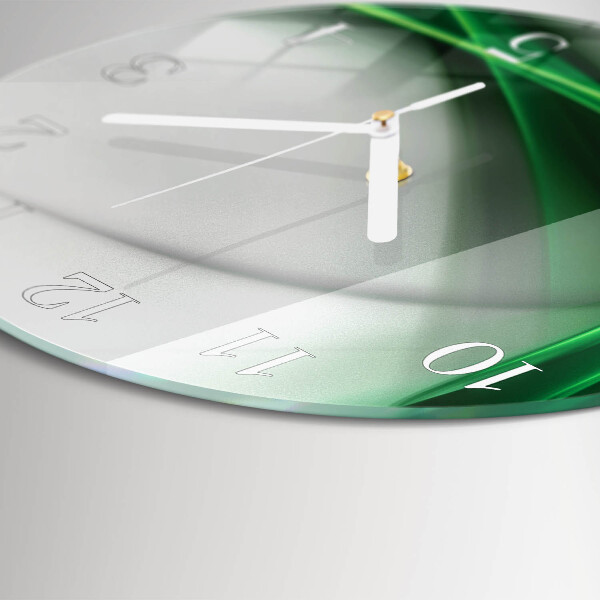Round wall clock Abstract Lines
