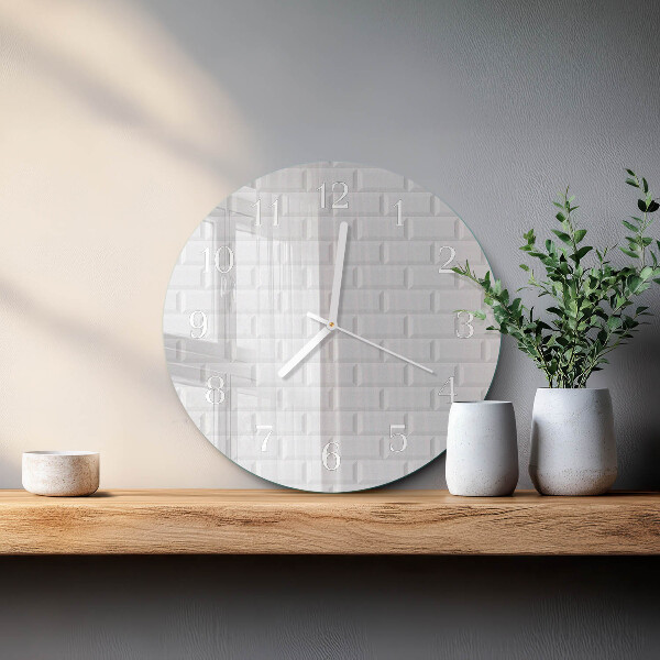 Round wall clock Brick