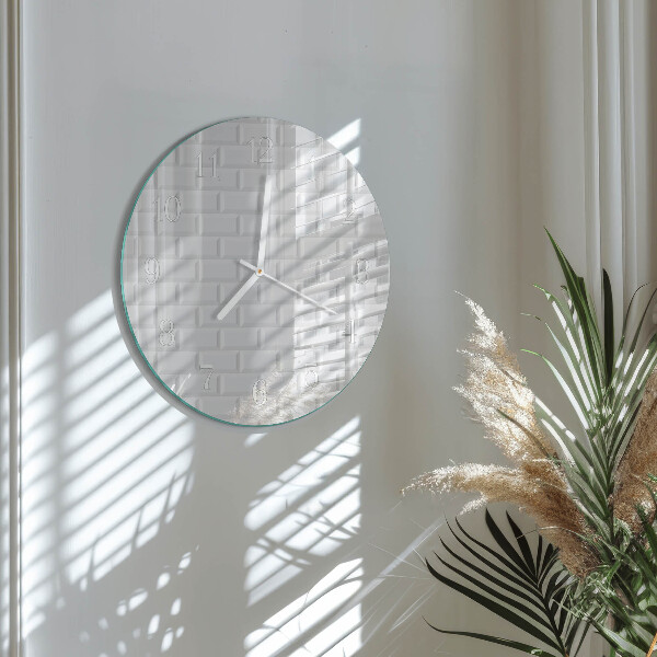 Round wall clock Brick