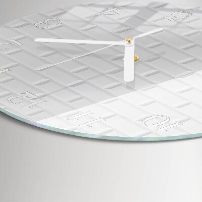 Round wall clock Brick