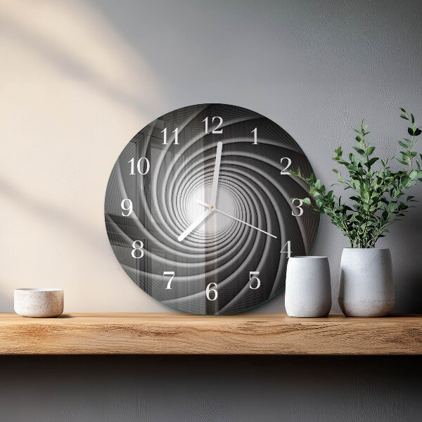 Round wall clock Vortex
