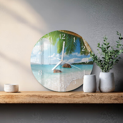 Round wall clock Island
