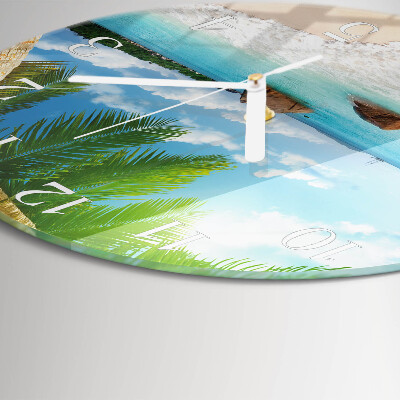 Round wall clock Island