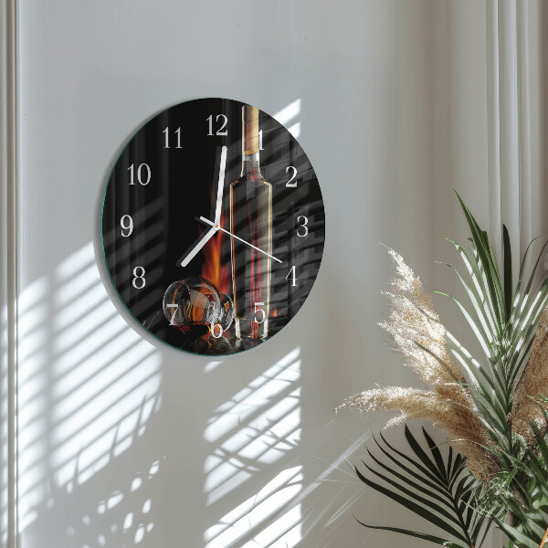 Round wall clock Alcohol