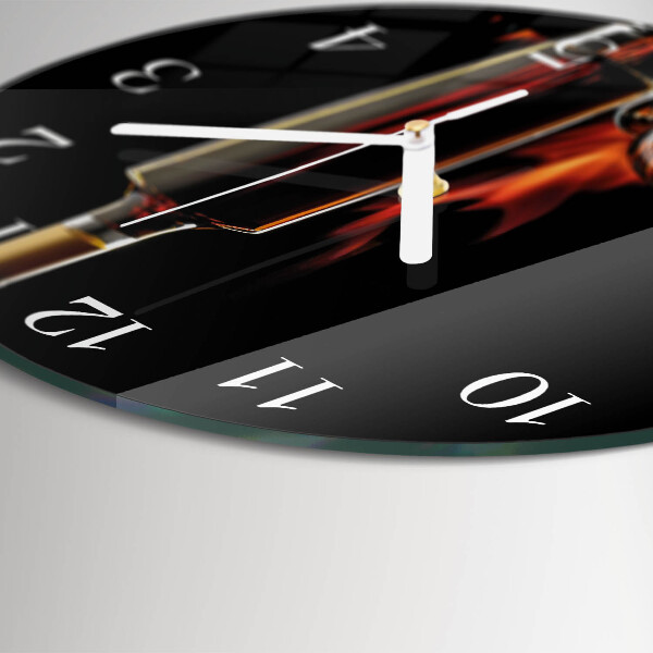 Round wall clock Alcohol
