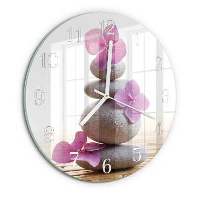 Round wall clock Stone Spa