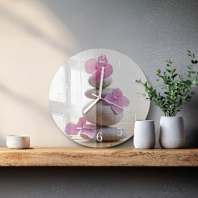 Round wall clock Stone Spa