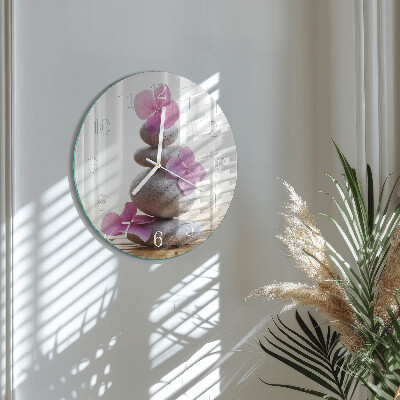 Round wall clock Stone Spa