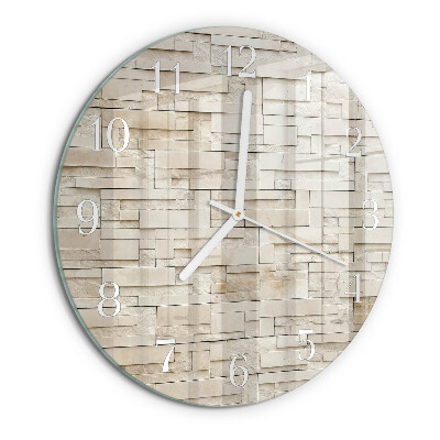 Round wall clock Stone Wall