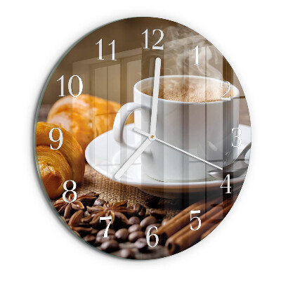 Round wall clock Cinnamon Anise