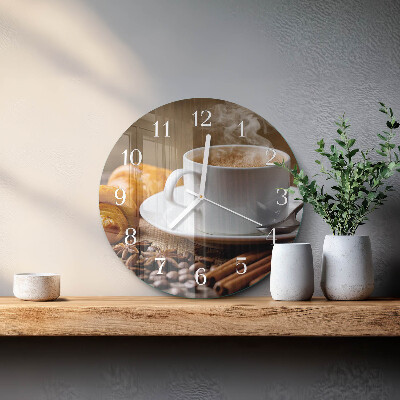 Round wall clock Cinnamon Anise