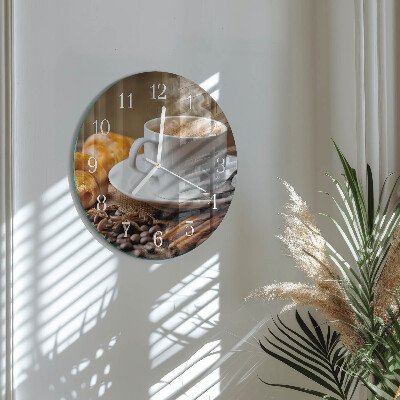 Round wall clock Cinnamon Anise