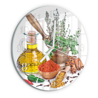Round wall clock Spices