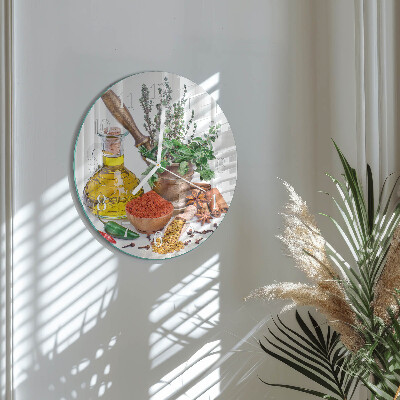 Round wall clock Spices