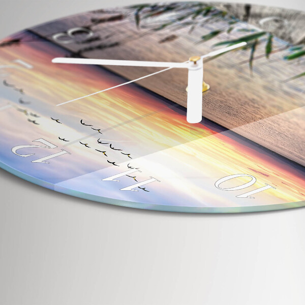 Round wall clock Lake