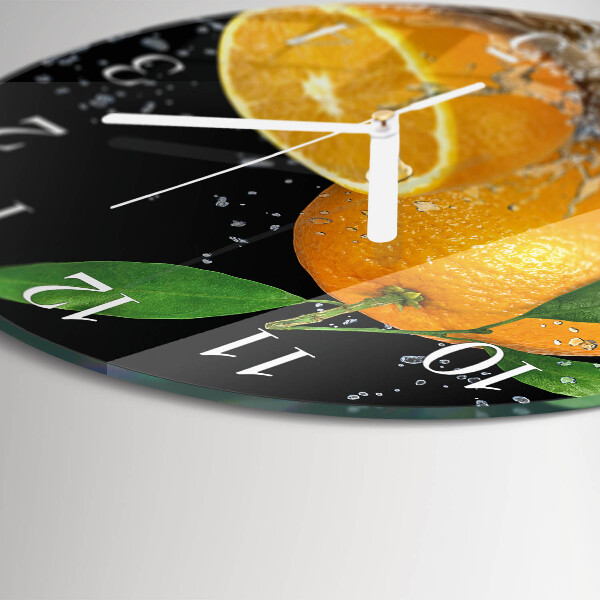 Round wall clock Oranges