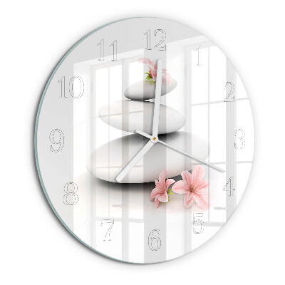 Round wall clock Stones
