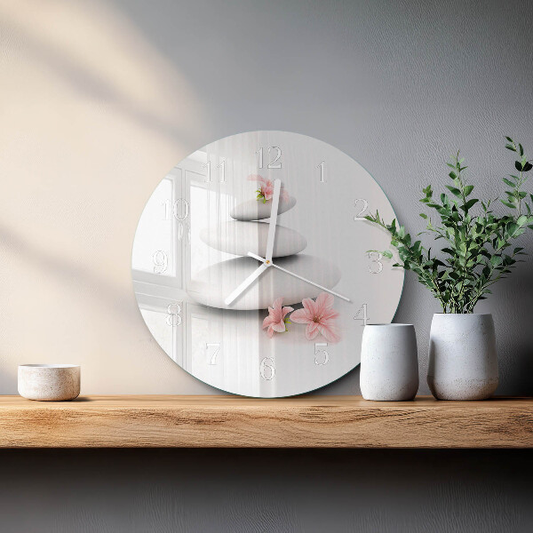Round wall clock Stones
