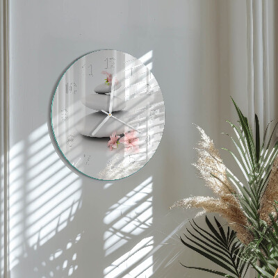 Round wall clock Stones