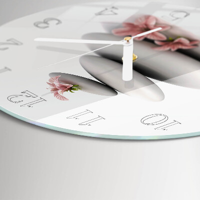 Round wall clock Stones