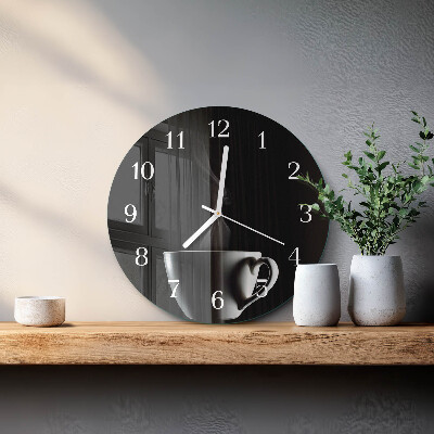 Round wall clock Cup