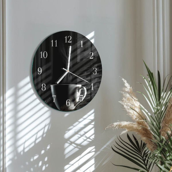 Round wall clock Cup