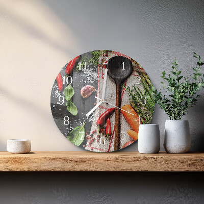 Round wall clock Spices
