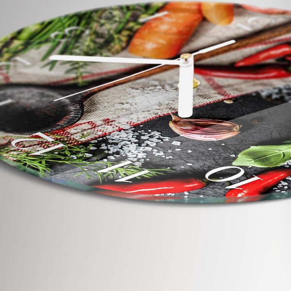 Round wall clock Spices