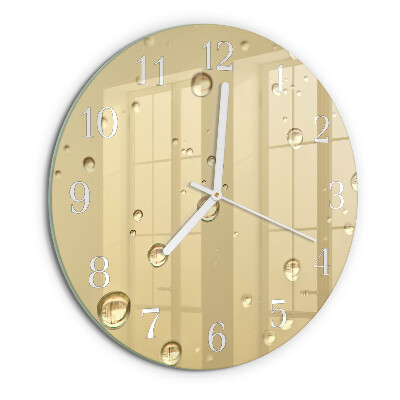 Round wall clock Drops
