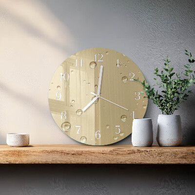 Round wall clock Drops
