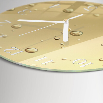 Round wall clock Drops