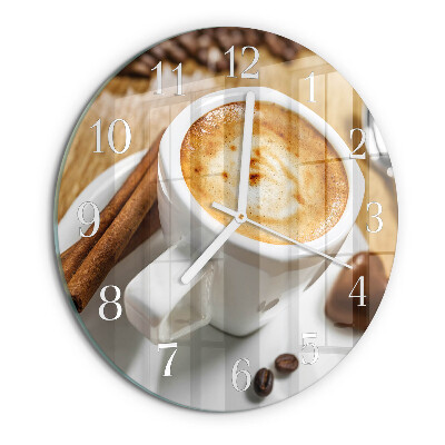 Round wall clock Coffee