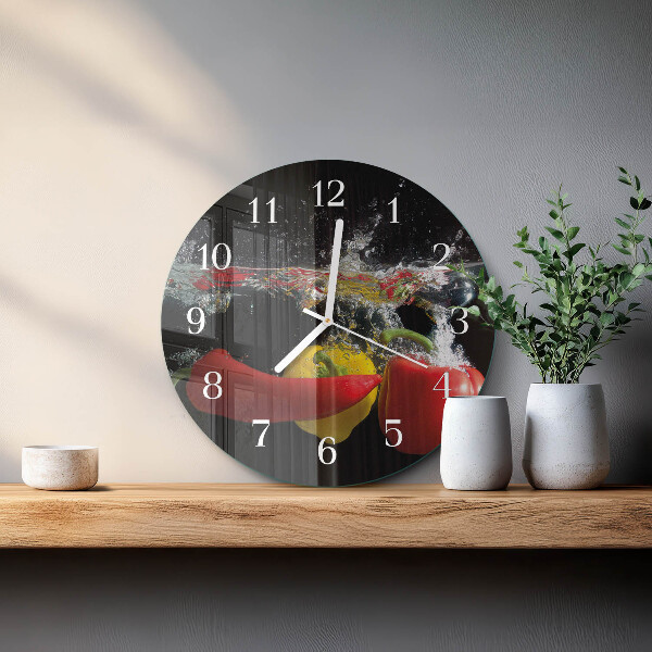 Round wall clock Pepper