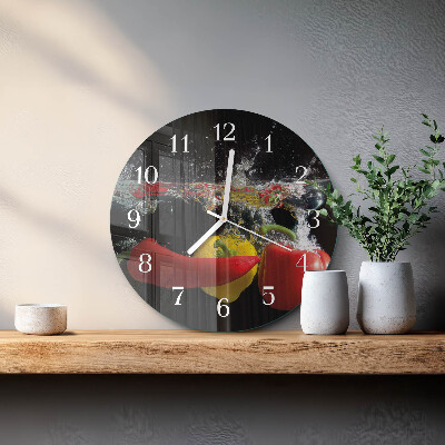 Round wall clock Pepper