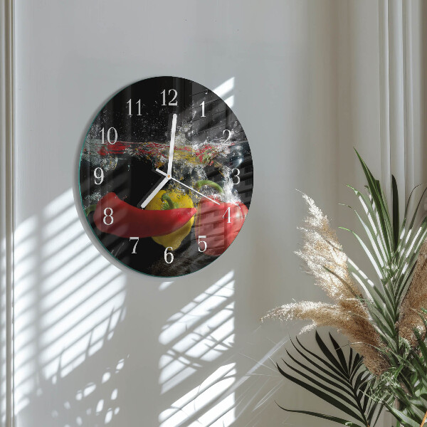 Round wall clock Pepper