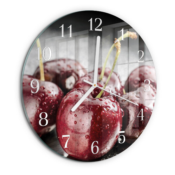 Round wall clock Cherry