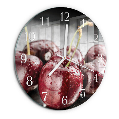 Round wall clock Cherry