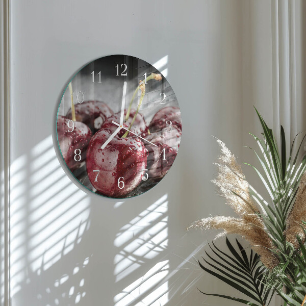 Round wall clock Cherry