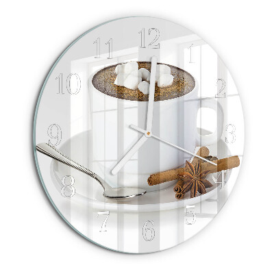 Round wall clock Chocolate