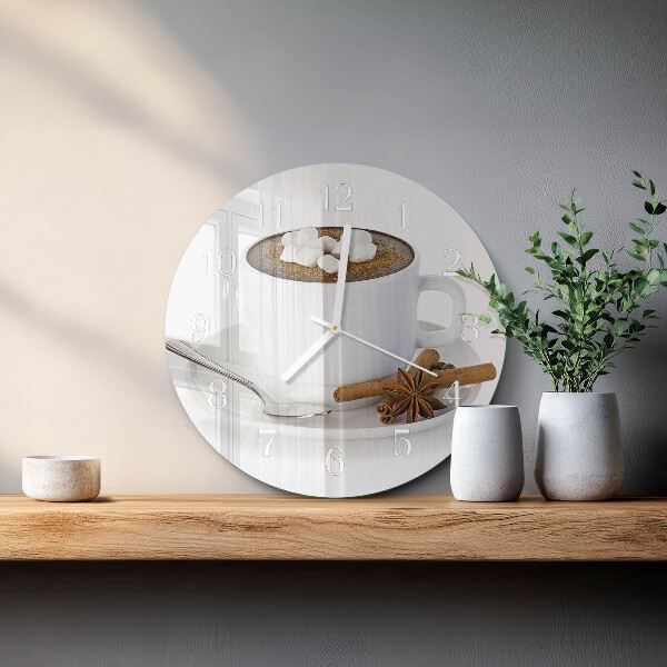 Round wall clock Chocolate
