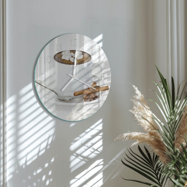Round wall clock Chocolate