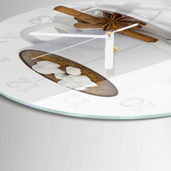 Round wall clock Chocolate