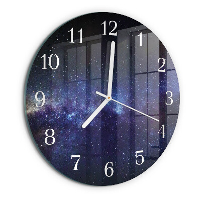 Round wall clock Galaxy
