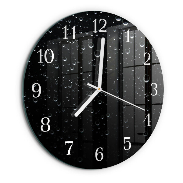 Round wall clock Drops
