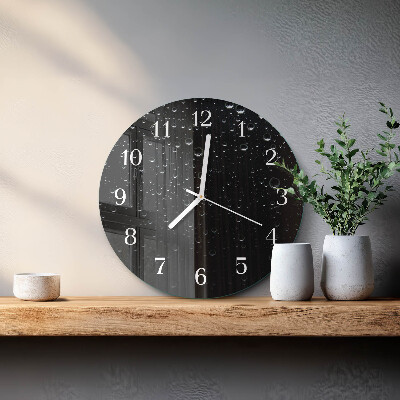 Round wall clock Drops
