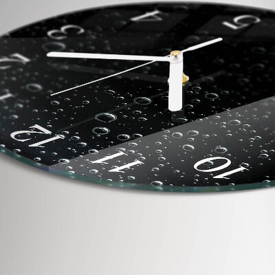 Round wall clock Drops