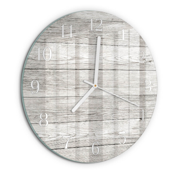 Round wall clock Gray boards