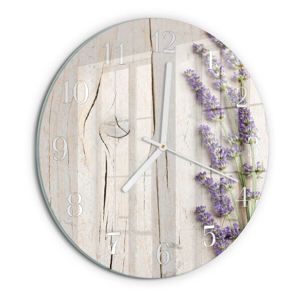 Round wall clock Lavender