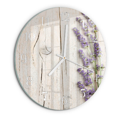 Round wall clock Lavender