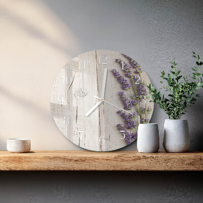 Round wall clock Lavender